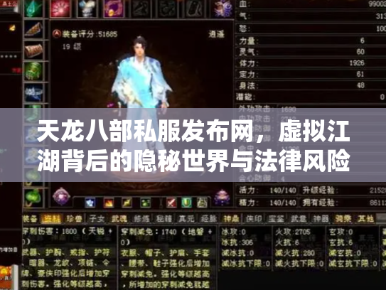 天龙八部私服发布网，虚拟江湖背后的隐秘世界与法律风险