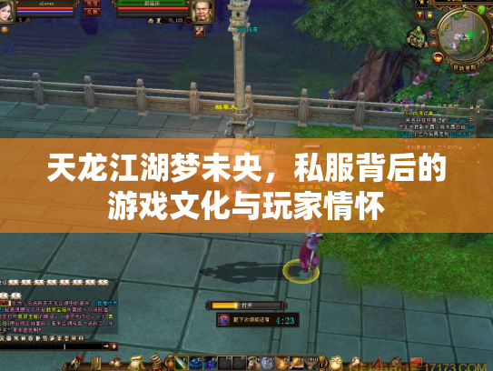天龙江湖梦未央，私服背后的游戏文化与玩家情怀