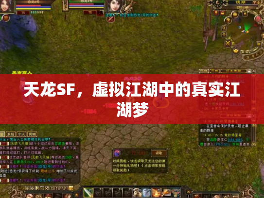 天龙SF，虚拟江湖中的真实江湖梦