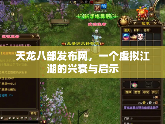 天龙八部发布网，一个虚拟江湖的兴衰与启示