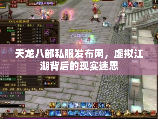 天龙八部私服发布网，虚拟江湖背后的现实迷思