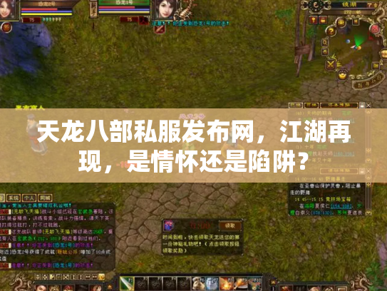天龙八部私服发布网，江湖再现，是情怀还是陷阱？