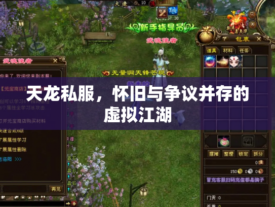 天龙私服，怀旧与争议并存的虚拟江湖