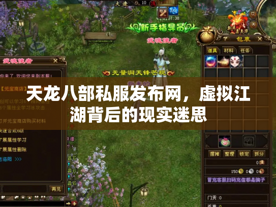 天龙八部私服发布网，虚拟江湖背后的现实迷思