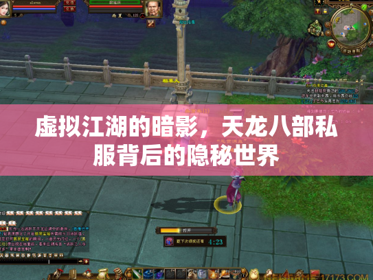 虚拟江湖的暗影，天龙八部私服背后的隐秘世界