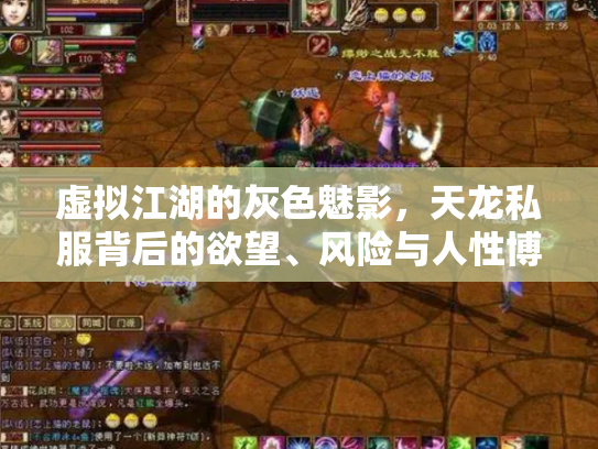 虚拟江湖的灰色魅影，天龙私服背后的欲望、风险与人性博弈