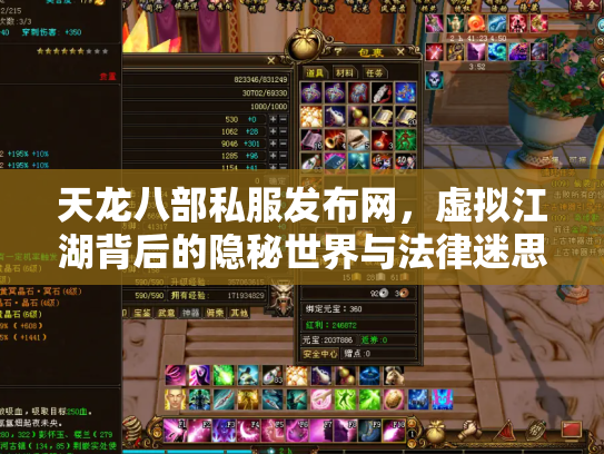 天龙八部私服发布网，虚拟江湖背后的隐秘世界与法律迷思