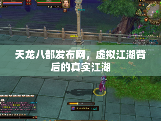 天龙八部发布网，虚拟江湖背后的真实江湖