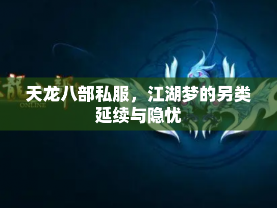 天龙八部私服，江湖梦的另类延续与隐忧