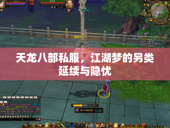 天龙八部私服，江湖梦的另类延续与隐忧