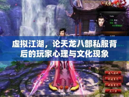 虚拟江湖，论天龙八部私服背后的玩家心理与文化现象