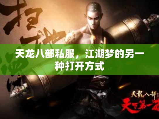 天龙八部私服，江湖梦的另一种打开方式