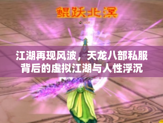 江湖再现风波，天龙八部私服背后的虚拟江湖与人性浮沉