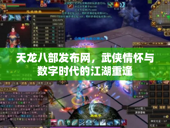 天龙八部发布网，武侠情怀与数字时代的江湖重逢