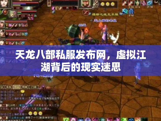 天龙八部私服发布网，虚拟江湖背后的现实迷思