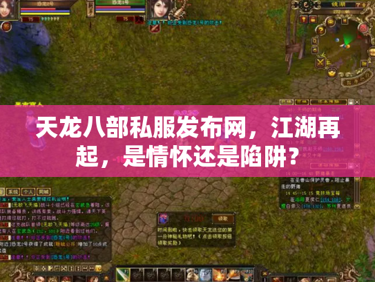 天龙八部私服发布网，江湖再起，是情怀还是陷阱？
