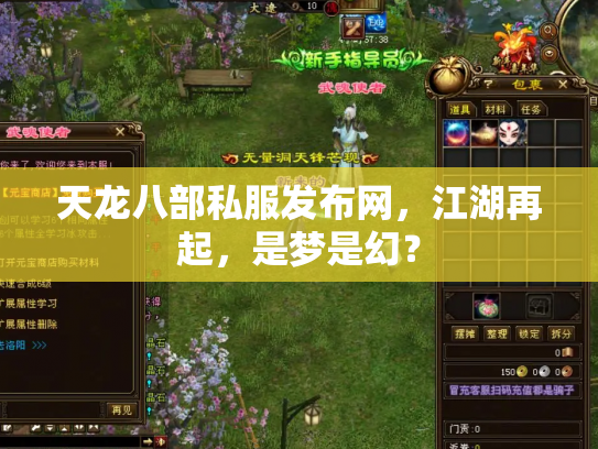 天龙八部私服发布网，江湖再起，是梦是幻？