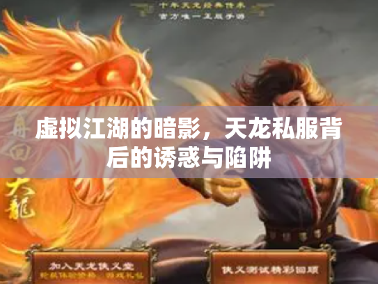 虚拟江湖的暗影，天龙私服背后的诱惑与陷阱