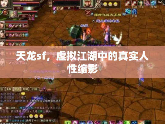 天龙sf，虚拟江湖中的真实人性缩影