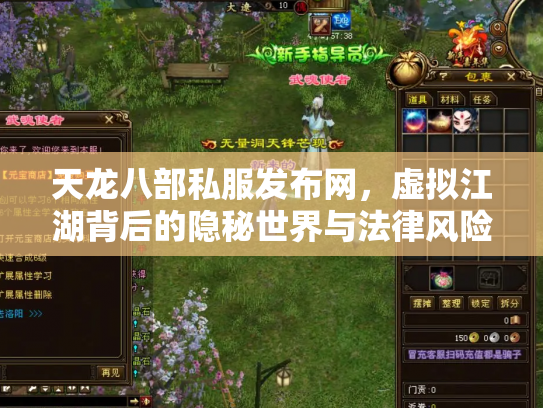 天龙八部私服发布网，虚拟江湖背后的隐秘世界与法律风险