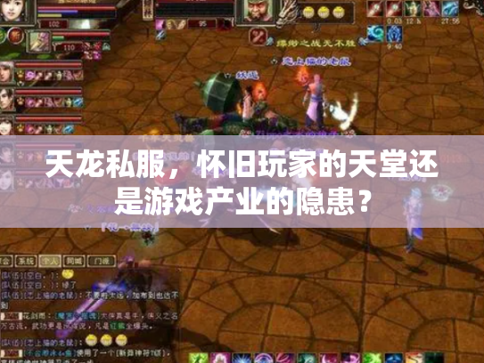 天龙私服，怀旧玩家的天堂还是游戏产业的隐患？