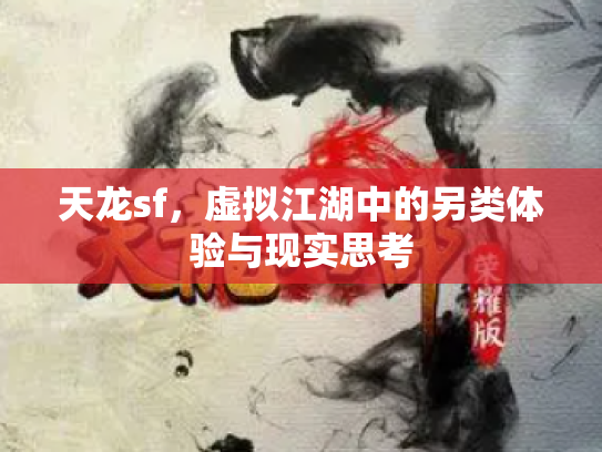 天龙sf，虚拟江湖中的另类体验与现实思考