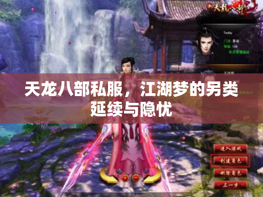天龙八部私服，江湖梦的另类延续与隐忧