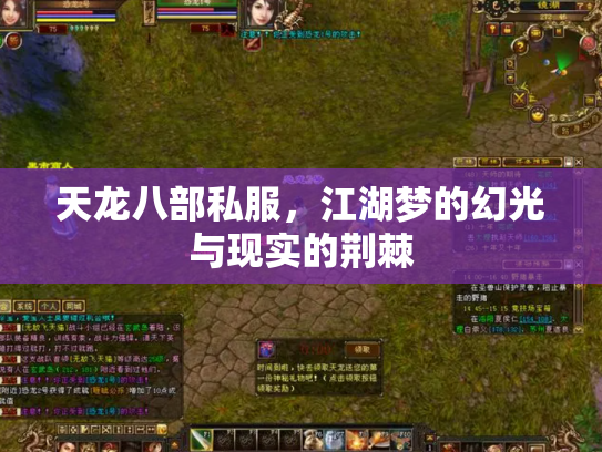 天龙八部私服，江湖梦的幻光与现实的荆棘