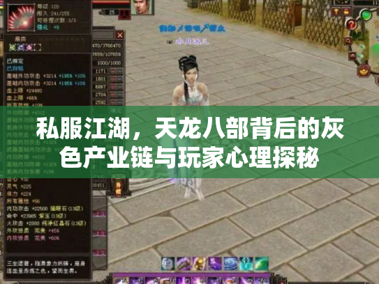 私服江湖，天龙八部背后的灰色产业链与玩家心理探秘