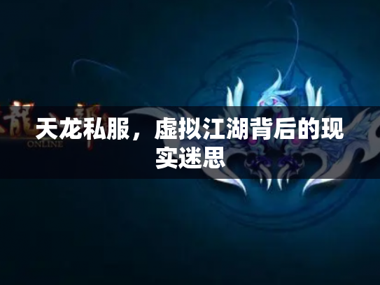 天龙私服，虚拟江湖背后的现实迷思