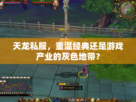 天龙私服，重温经典还是游戏产业的灰色地带？