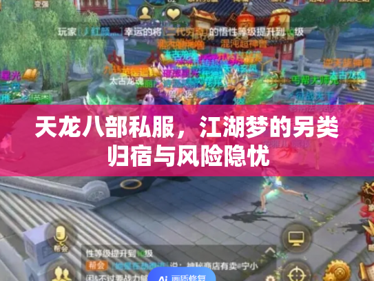 天龙八部私服，江湖梦的另类归宿与风险隐忧