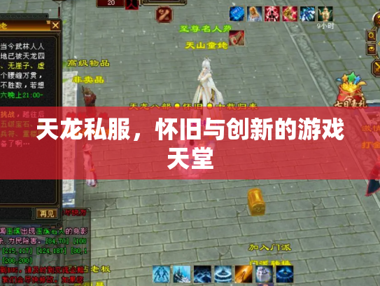 天龙私服，怀旧与创新的游戏天堂