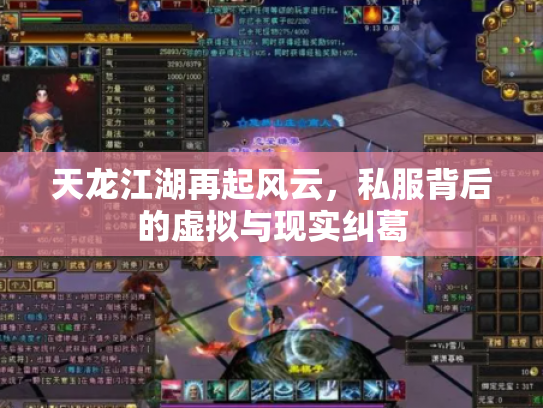 天龙江湖再起风云，私服背后的虚拟与现实纠葛