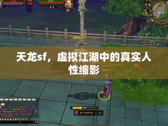 天龙sf，虚拟江湖中的真实人性缩影