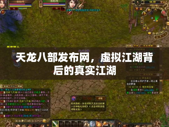 天龙八部发布网，虚拟江湖背后的真实江湖