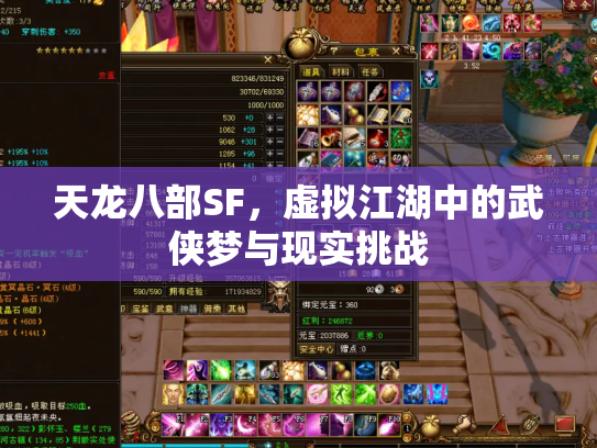 天龙八部SF，虚拟江湖中的武侠梦与现实挑战
