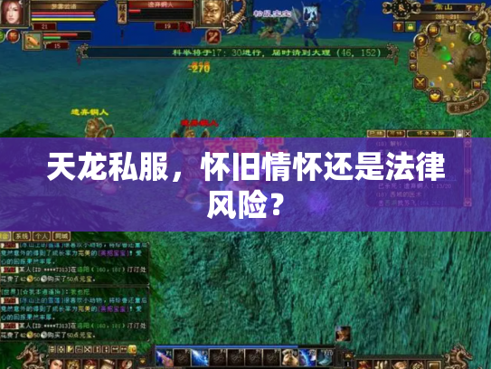 天龙私服，怀旧情怀还是法律风险？