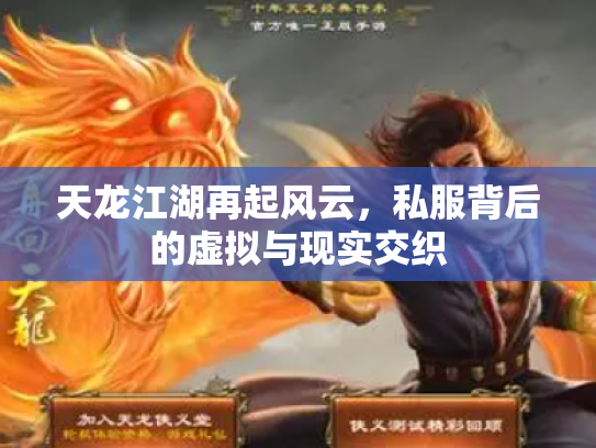天龙江湖再起风云，私服背后的虚拟与现实交织