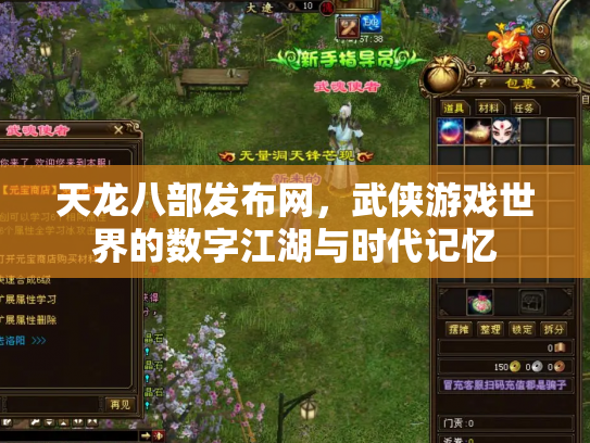 天龙八部发布网，武侠游戏世界的数字江湖与时代记忆