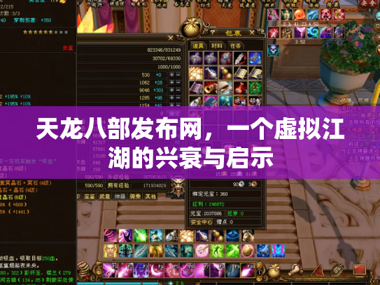 天龙八部发布网，一个虚拟江湖的兴衰与启示
