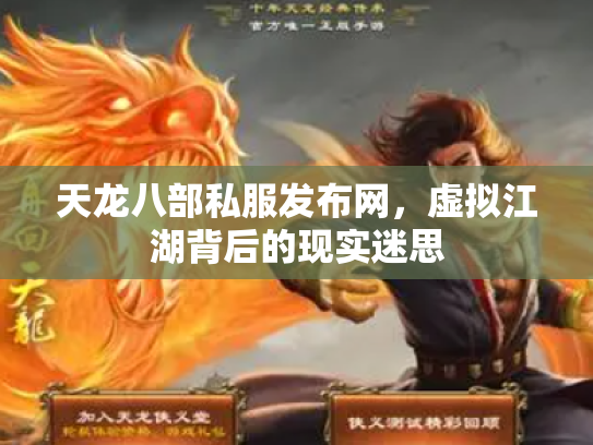 天龙八部私服发布网，虚拟江湖背后的现实迷思