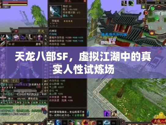 天龙八部SF，虚拟江湖中的真实人性试炼场