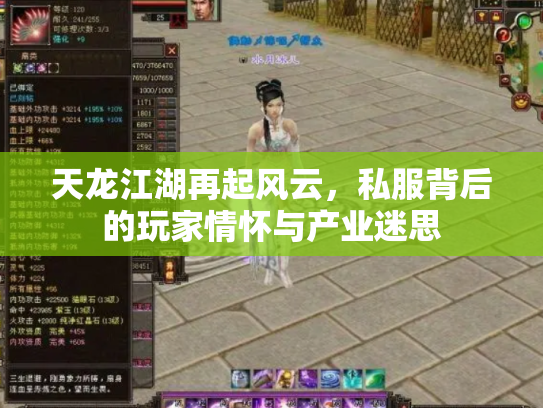 天龙江湖再起风云，私服背后的玩家情怀与产业迷思