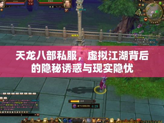 天龙八部私服，虚拟江湖背后的隐秘诱惑与现实隐忧
