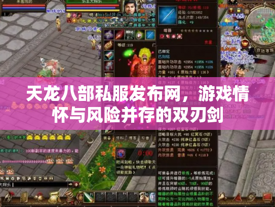 天龙八部私服发布网，游戏情怀与风险并存的双刃剑
