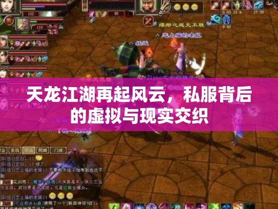 天龙江湖再起风云，私服背后的虚拟与现实交织