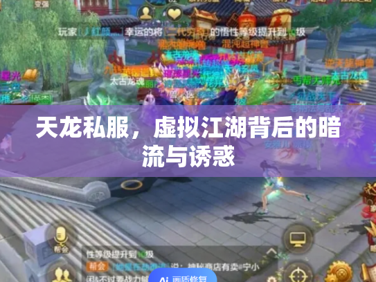 天龙私服，虚拟江湖背后的暗流与诱惑