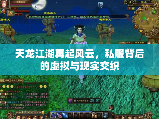 天龙江湖再起风云，私服背后的虚拟与现实交织