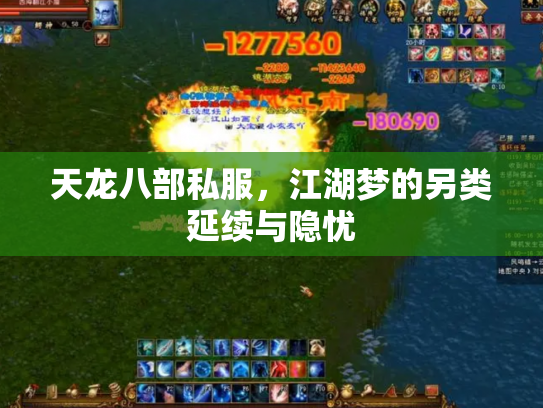 天龙八部私服，江湖梦的另类延续与隐忧